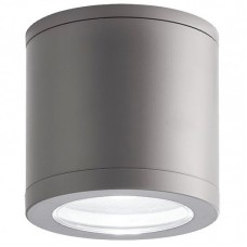 Φωτιστικό Σποτ Οροφής Φ120 Κατεύθυνσης με ντουί Ε27  Polycarbonate Γκρι IP54 96DL305/GR